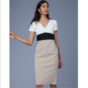 ✨DVF Colorblock Dress sz 12
